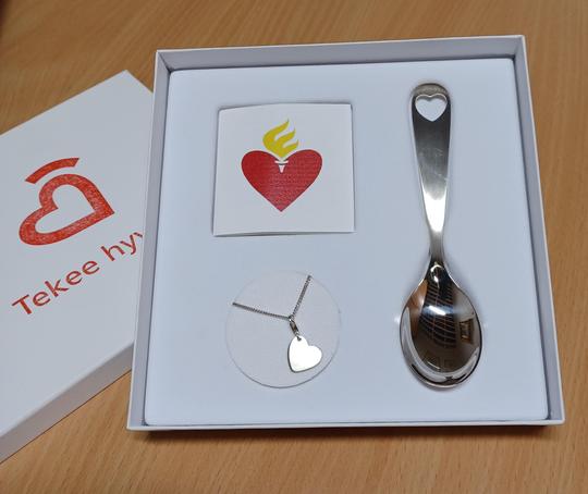 Lastenlusikka Syd&auml;mest&auml;ni